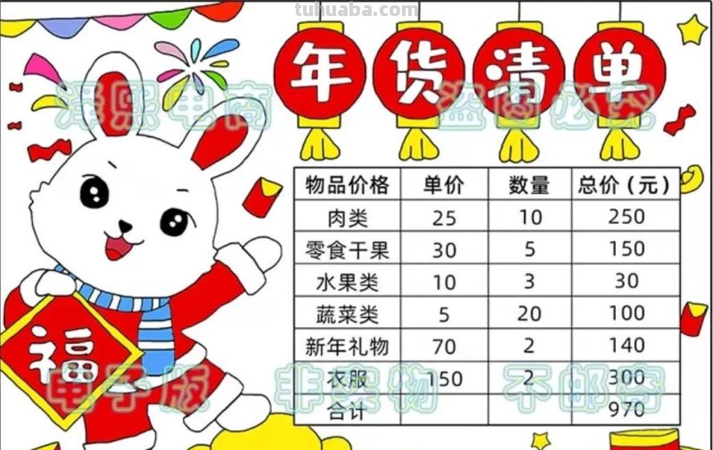 2023春节手抄报108张
