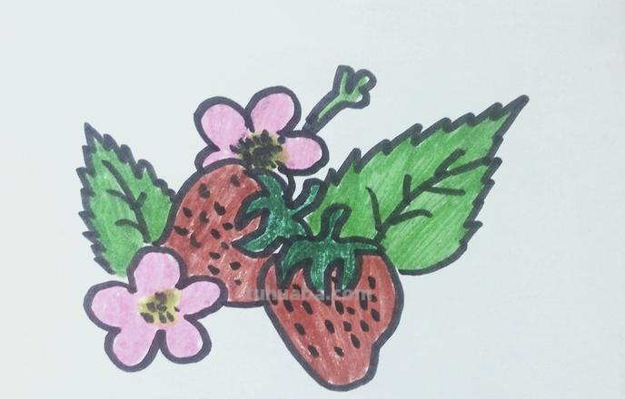 草莓的简笔画怎么画 草莓简笔画怎么画？