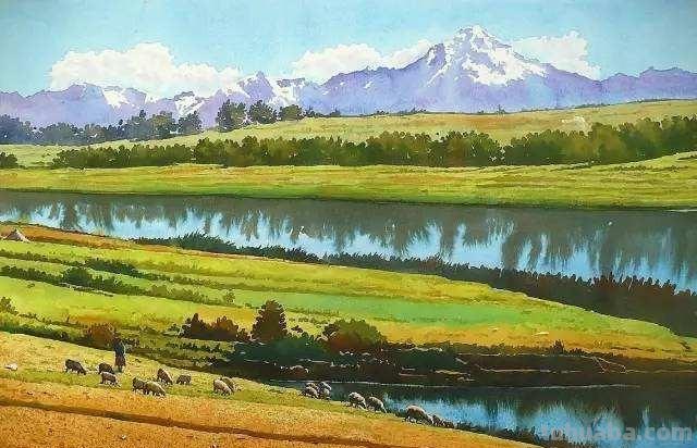 秘鲁画家Aquiles Rondan风景水彩画专辑
