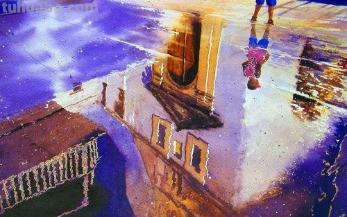 秘鲁画家Aquiles Rondan风景水彩画专辑