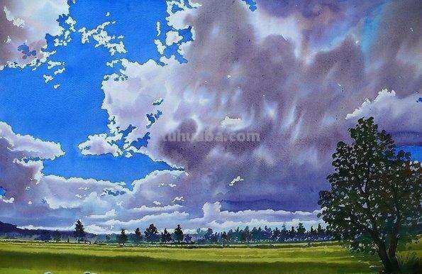 秘鲁画家Aquiles Rondan风景水彩画专辑
