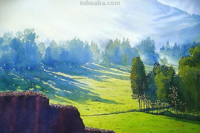 秘鲁画家Aquiles Rondan风景水彩画专辑
