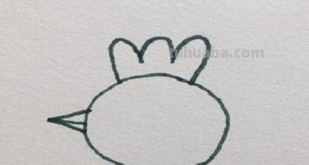 彩铅画小鸡吃虫子怎么画 怎样画小鸡？