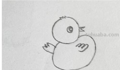 彩铅画小鸡吃虫子怎么画 怎样画小鸡？