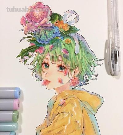 手绘｜20张马克笔手绘作品，每张都是学习的好素材
