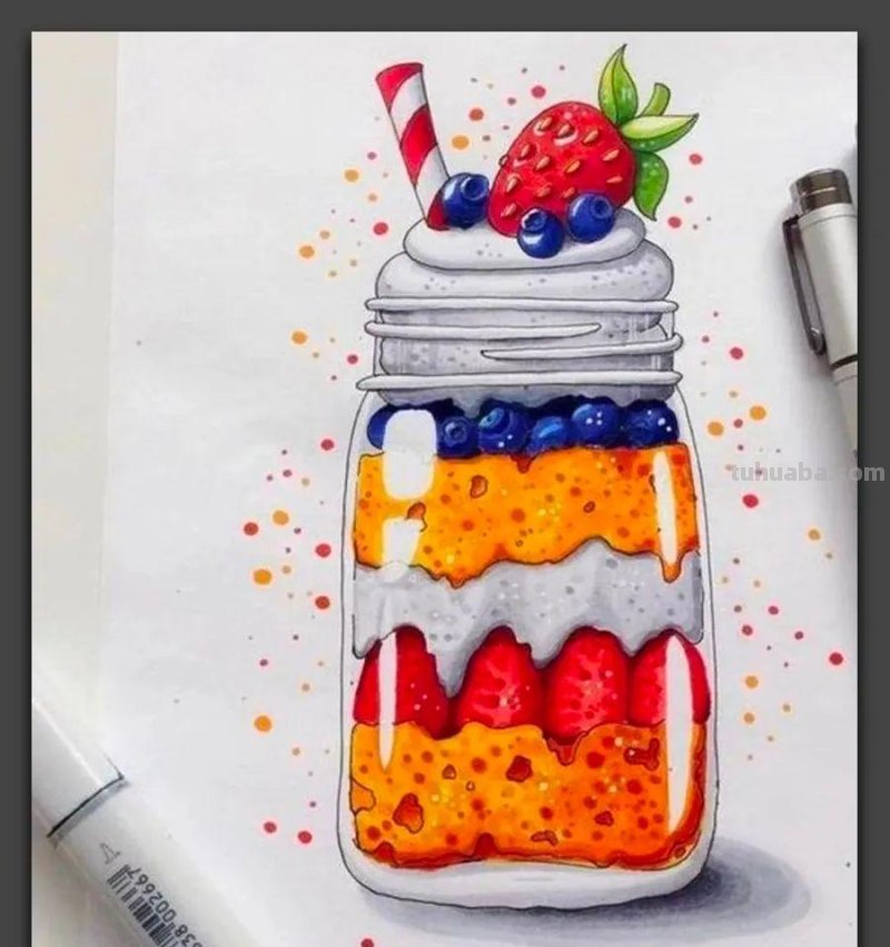 手绘｜20张马克笔手绘作品，每张都是学习的好素材