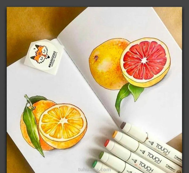 手绘｜20张马克笔手绘作品，每张都是学习的好素材