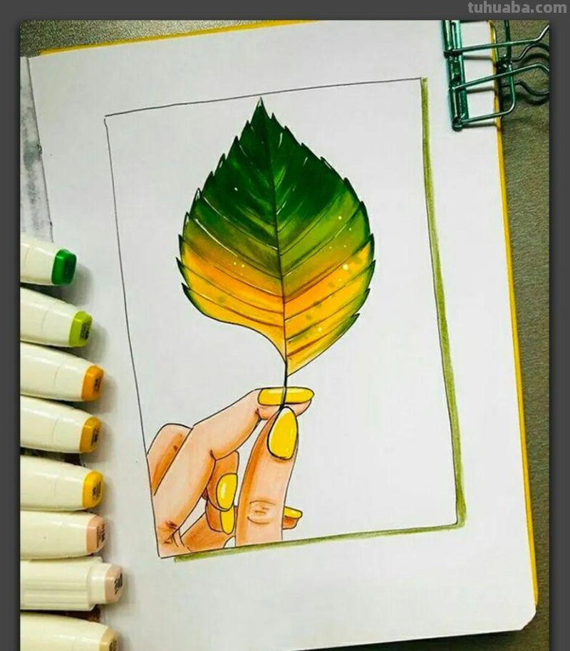 手绘｜20张马克笔手绘作品，每张都是学习的好素材