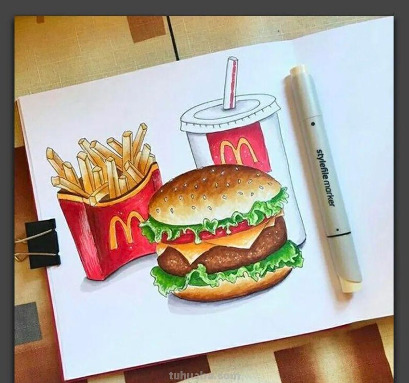 手绘｜20张马克笔手绘作品，每张都是学习的好素材