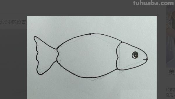 鱼怎么画图片简笔画 儿童绘画：如何画美丽的小鱼？