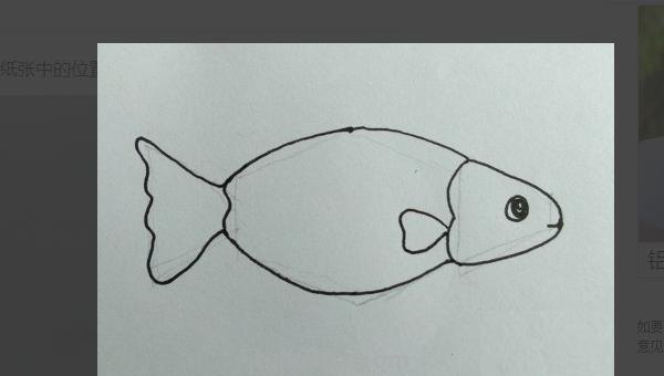 鱼怎么画图片简笔画 儿童绘画：如何画美丽的小鱼？