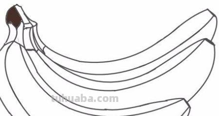 怎么画香蕉的简笔画 怎么画出一把香蕉？