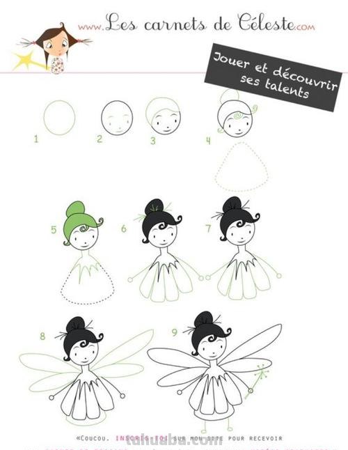花仙子怎么画简笔画 简笔画小仙女的画法？