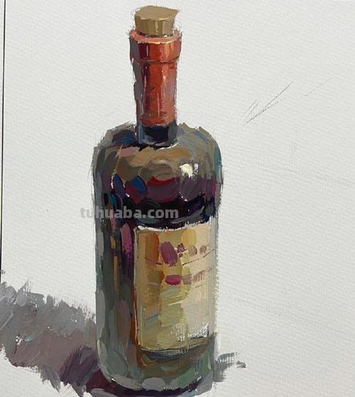酒瓶色彩步骤及酒瓶色彩步骤图 