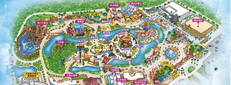 夏日乐园思维导图怎么画 画方特的思维导图怎么写？