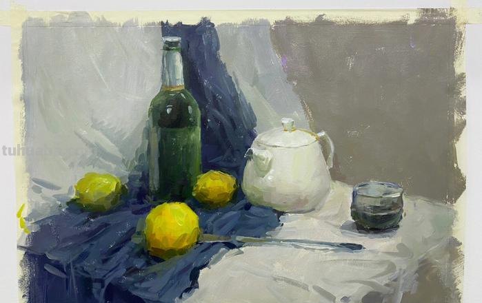 色彩静物默画及色彩静物默画考题 