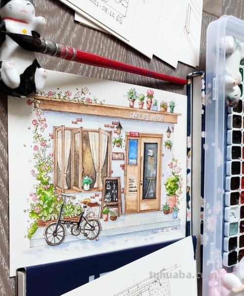 【小房子色彩及小房子色彩画】——色彩缤纷，绘出温馨小屋的魅力 