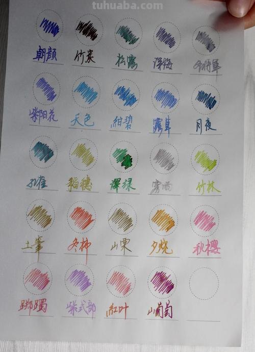百乐色彩卡及百乐色彩雫:打造绚丽多彩的绘画世界