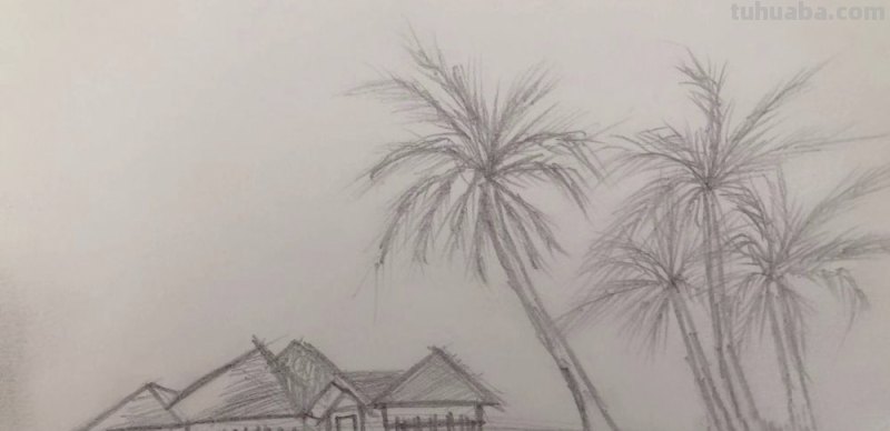 关于海边的彩铅画怎么画 海边画画教程简单又漂亮？