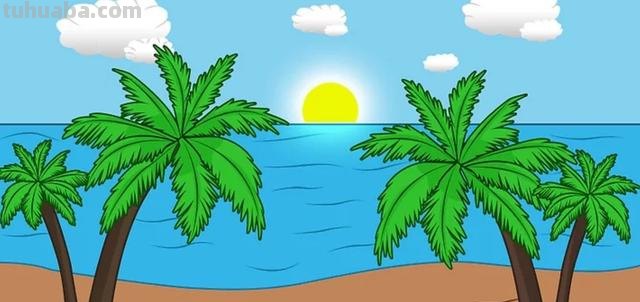 关于海边的彩铅画怎么画 海边画画教程简单又漂亮？