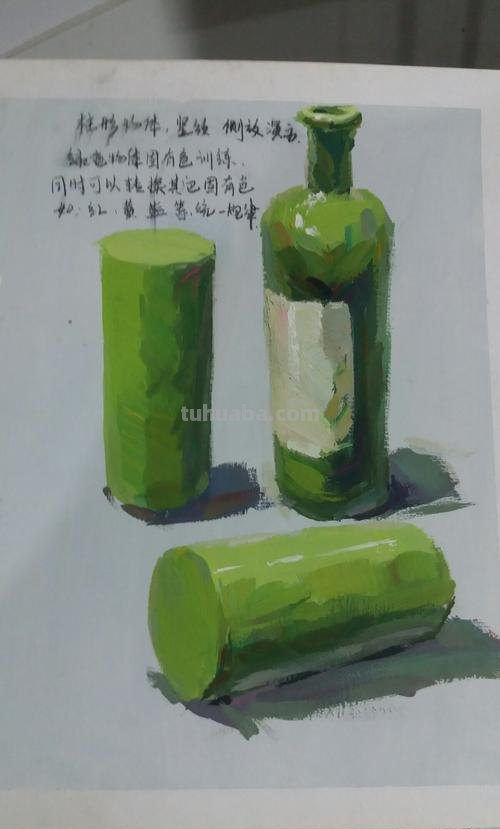 圆柱体色彩及圆柱体色彩画法：用绘画技巧赋予圆柱体生动的色彩 