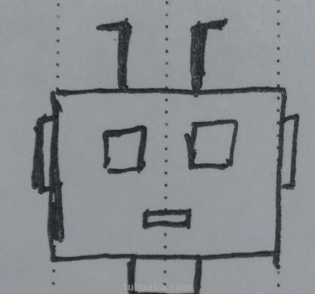 机器人简笔画怎么画 机器人怎么画？