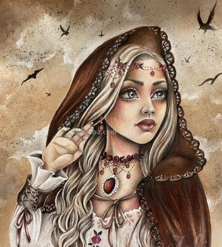 美术机构老师的彩铅画作品，细腻却不失单调