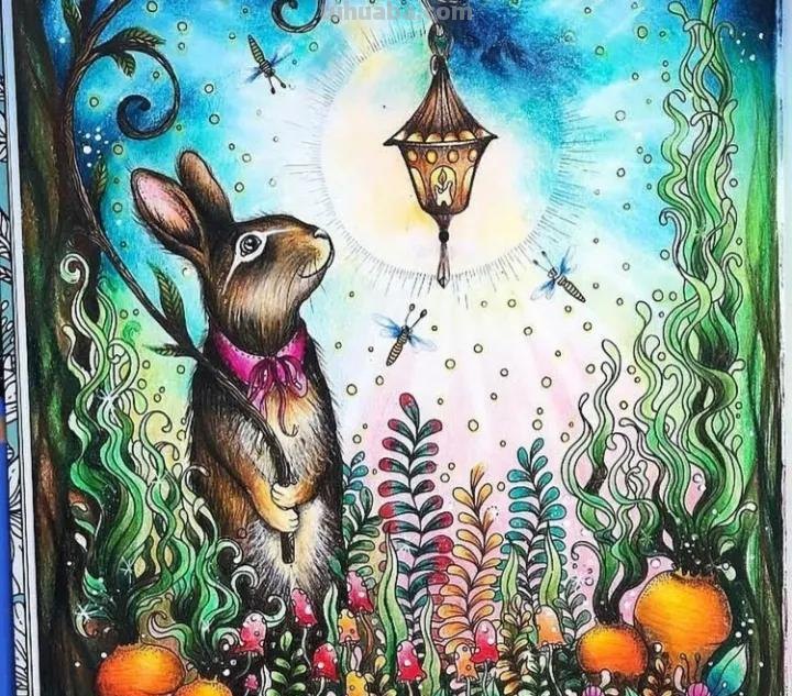 萌萌哒的彩铅画作品，每个美术老师看了都会爱上的