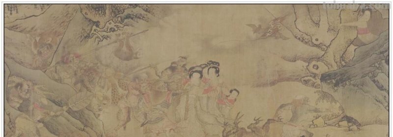 辽代时期著名画家高益《二郎神搜山图》绘画艺术赏析