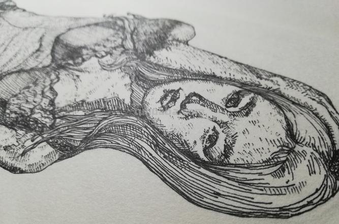 速写妖娆美女 女像速写是法国哪位画家的作品？