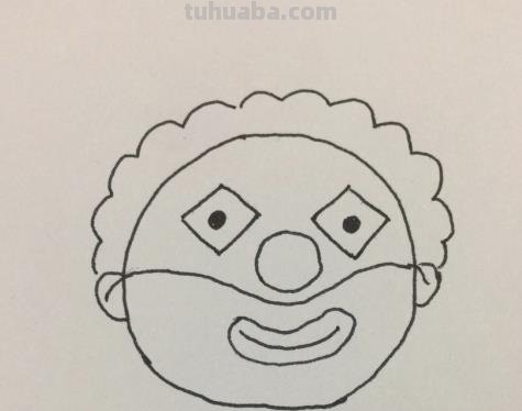 用彩铅画小丑头像怎么画 小丑怎么画简笔画图片？
