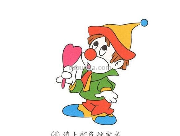 用彩铅画小丑头像怎么画 小丑怎么画简笔画图片？