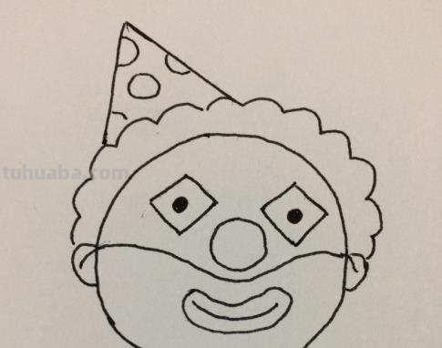 用彩铅画小丑头像怎么画 小丑怎么画简笔画图片？