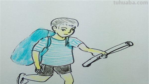 怎么画小孩子简笔画 吃饭的小宝宝简笔画怎么画，吃饭小孩简笔画画法？