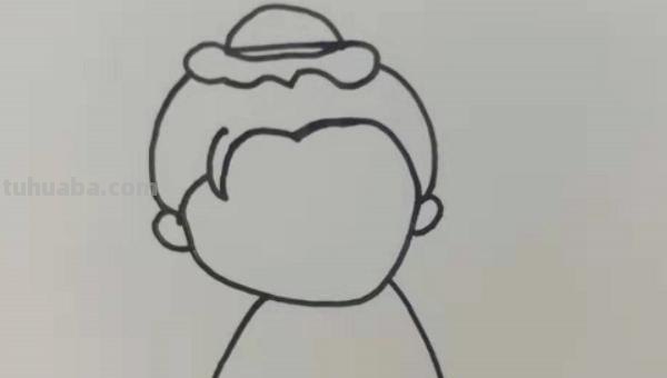 怎么画小孩子简笔画 吃饭的小宝宝简笔画怎么画，吃饭小孩简笔画画法？