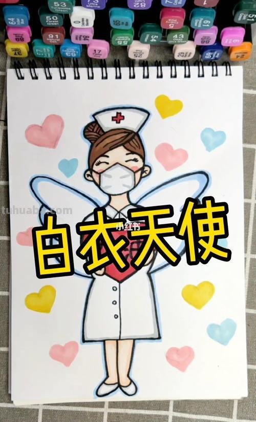 怎么画医生简笔画图片 白衣天使儿童绘画？