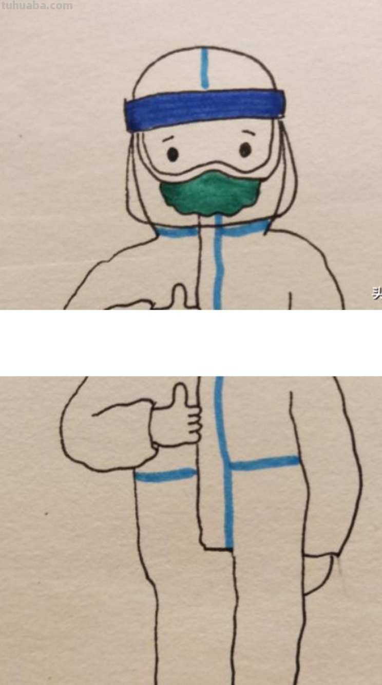 怎么画医生简笔画图片 白衣天使儿童绘画？
