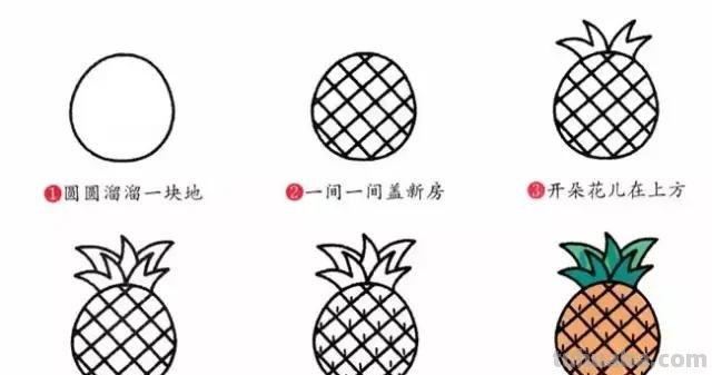 水果简笔画，一见钟情