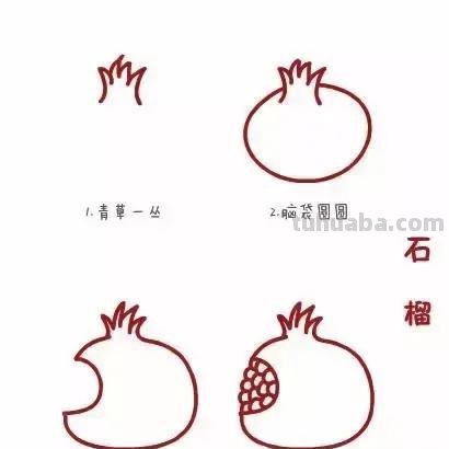 水果简笔画，一见钟情