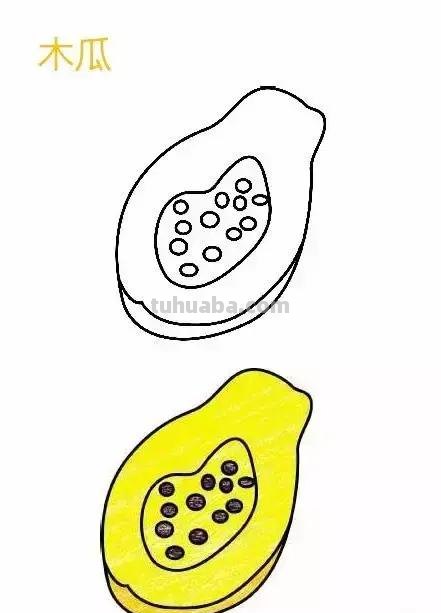水果简笔画，一见钟情