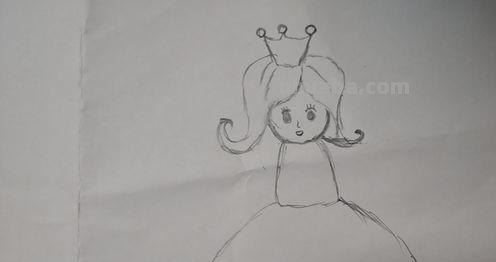 简笔画紫悦公主怎么画 公主简笔画怎么画？
