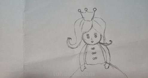 简笔画紫悦公主怎么画 公主简笔画怎么画？