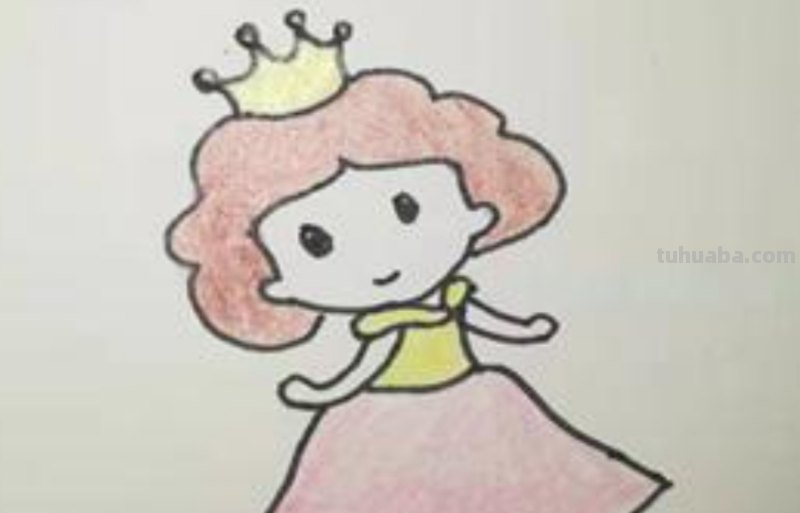 简笔画紫悦公主怎么画 公主简笔画怎么画？