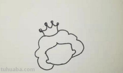 简笔画紫悦公主怎么画 公主简笔画怎么画？