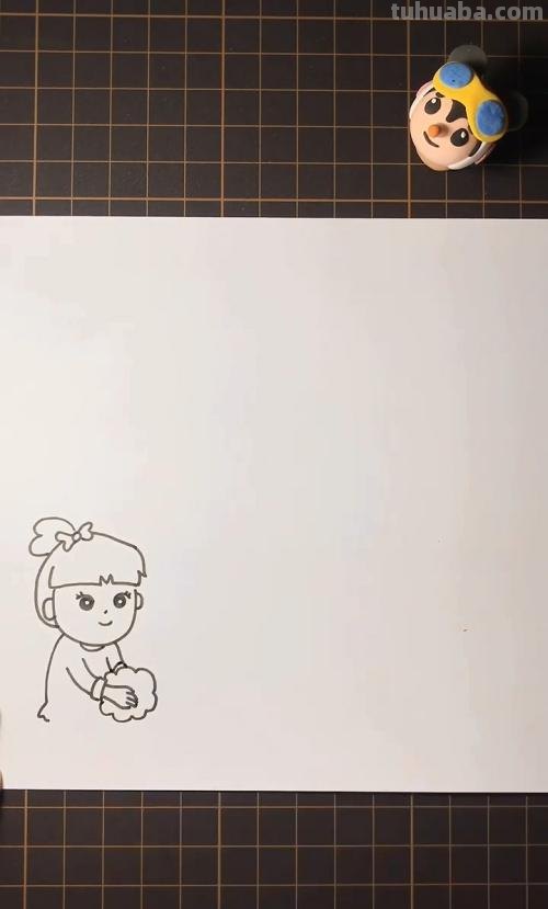 简易的手抄报怎么画 怎么画防御病毒手抄报简笔画？