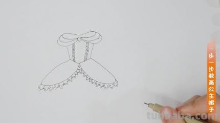 彩铅画白色蕾丝裙怎么画 漂亮简单的裙子怎么画？