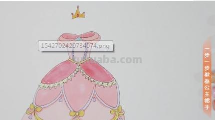 彩铅画白色蕾丝裙怎么画 漂亮简单的裙子怎么画？