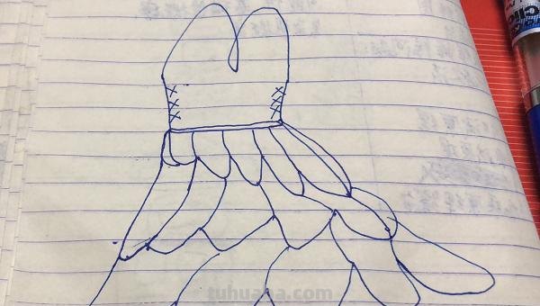 彩铅画白色蕾丝裙怎么画 漂亮简单的裙子怎么画？