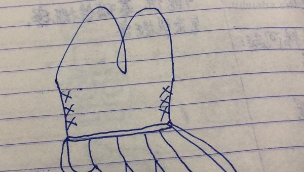 彩铅画白色蕾丝裙怎么画 漂亮简单的裙子怎么画？