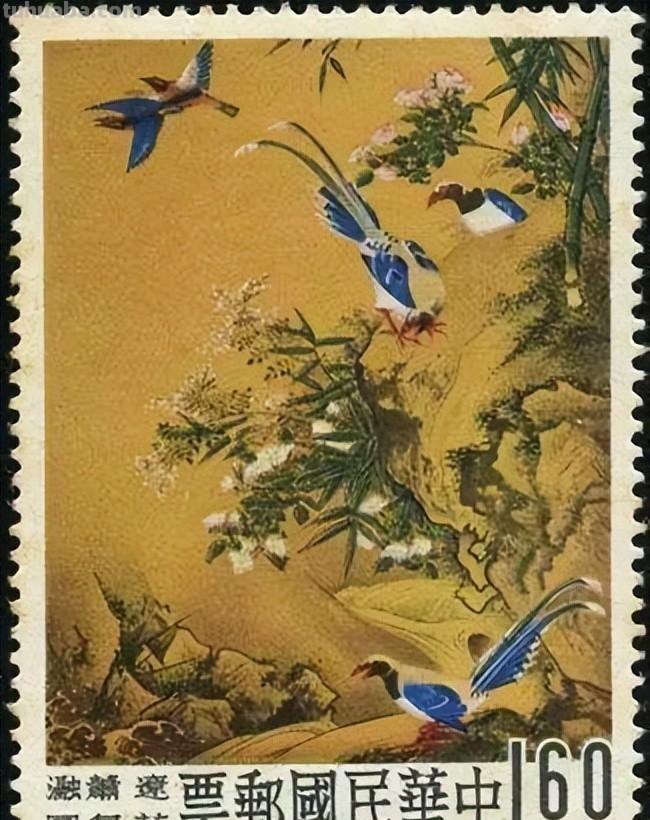 辽代时期著名画家萧融《花鸟图》经典绘画作品形态生动逼真赏析
